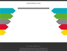 Tablet Screenshot of medivaltimes.com